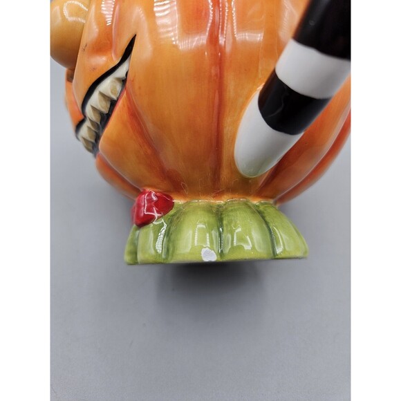 Department 56 Googley Eye Pumpkin Mug Big Bug Eye Creeper Halloween - Picture 7 of 7